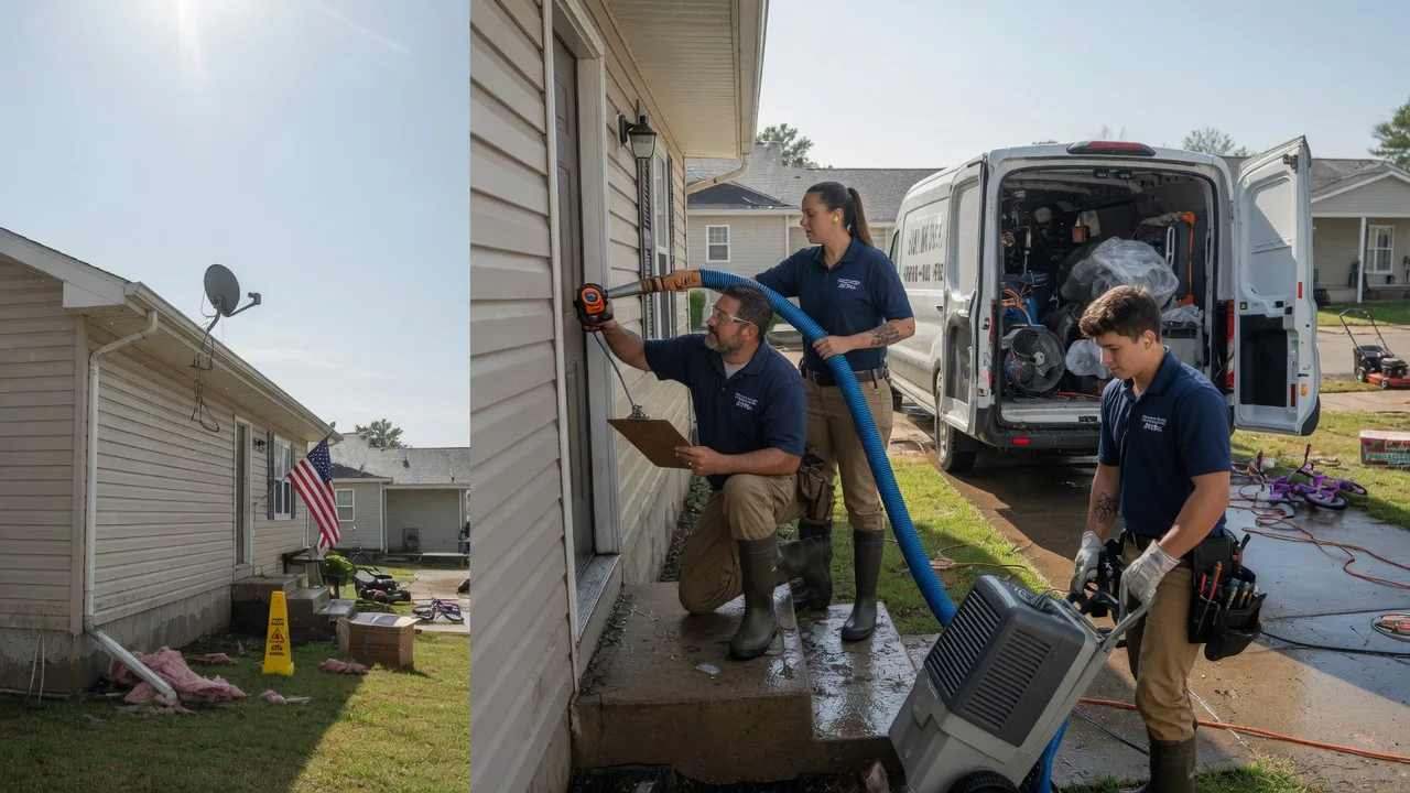 Ceiling Water Damage Restoration in Yankton, SD near me